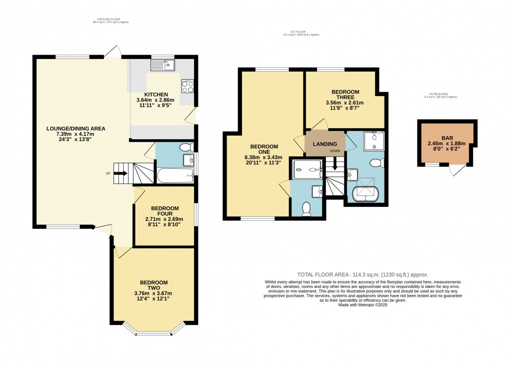 Floorplan for Dunstable, Beds