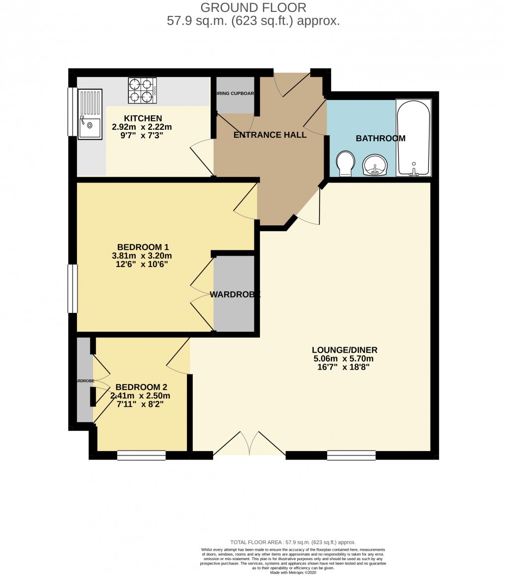 Floorplan for Leighton Buzzard, Bedfordshire