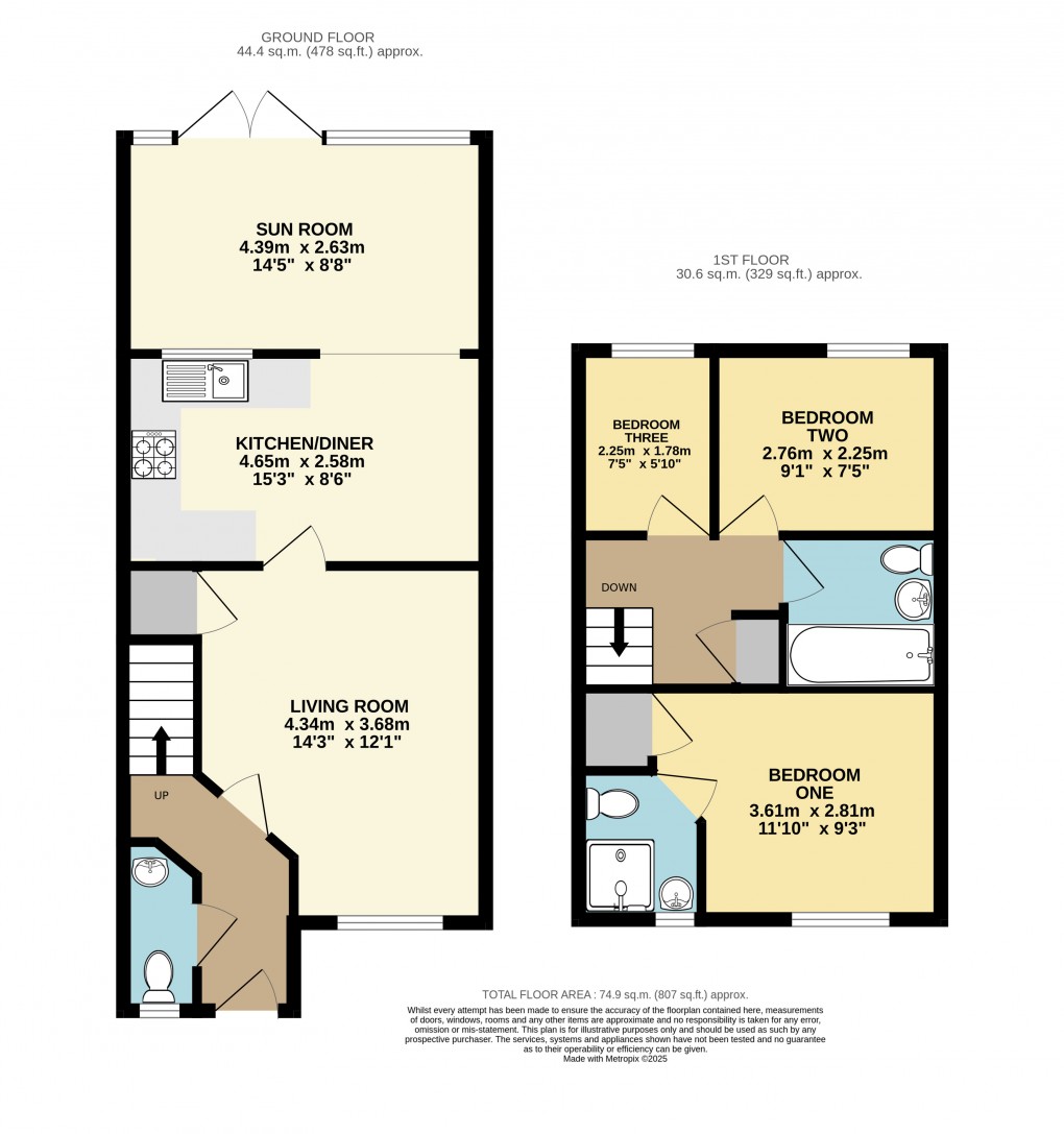 Floorplan for Dunstable, Beds