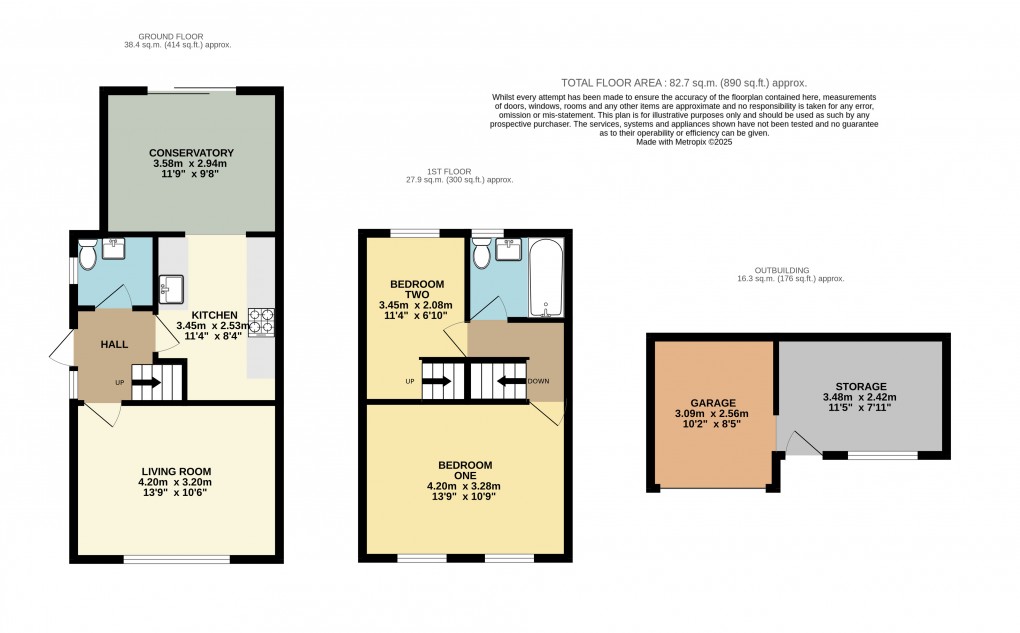 Floorplan for Dunstable, Bedfordshire