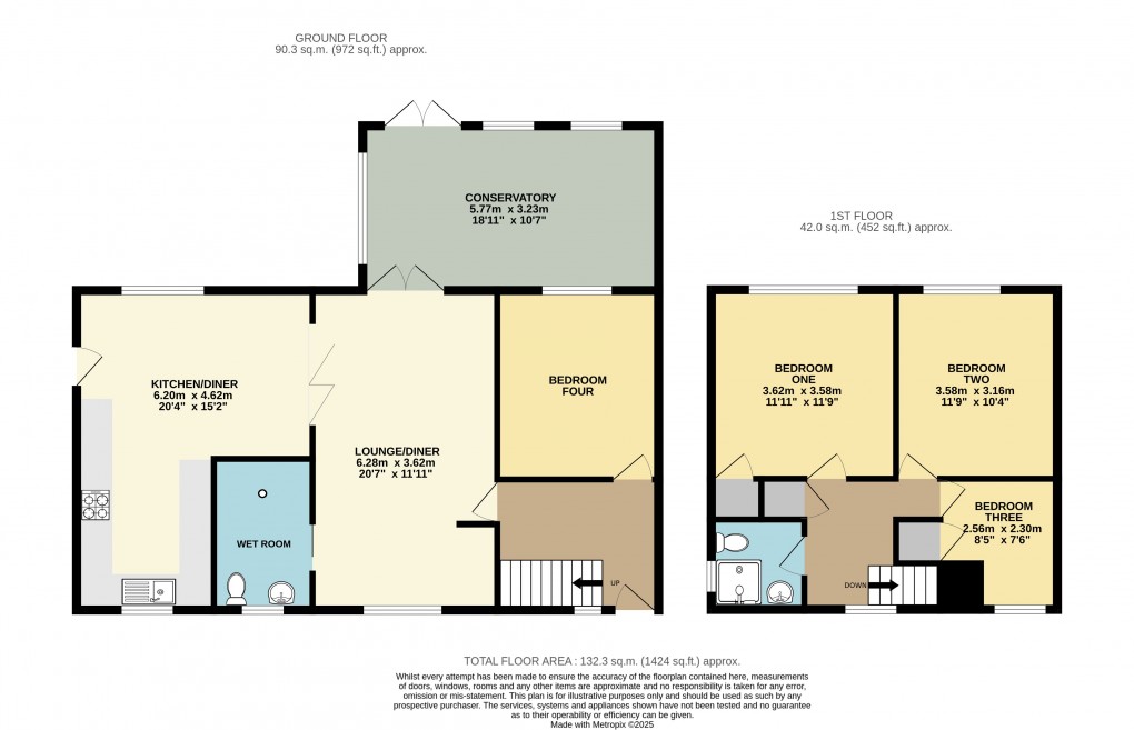 Floorplan for Stanbridge, Bedfordshire