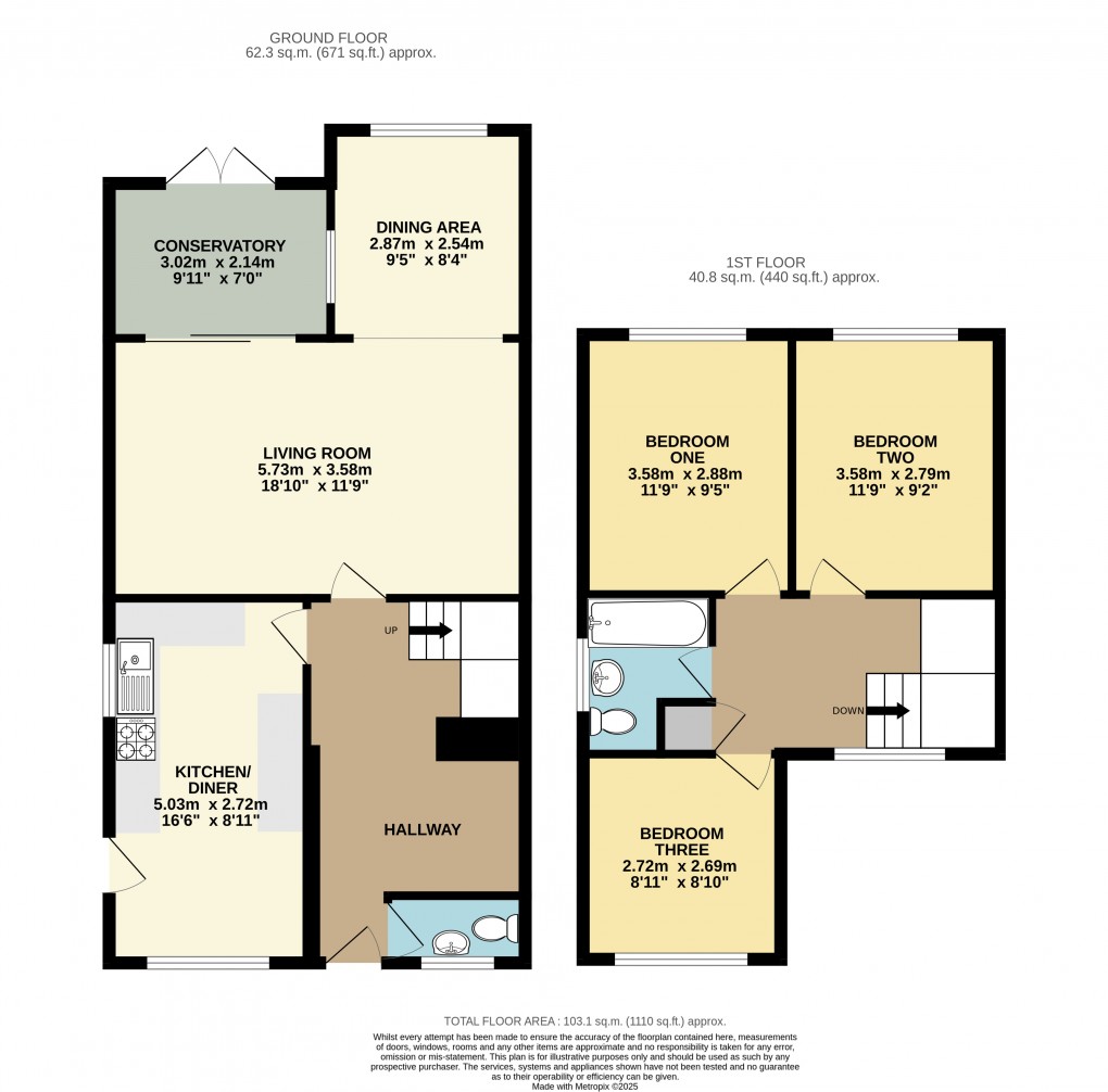 Floorplan for Dunstable