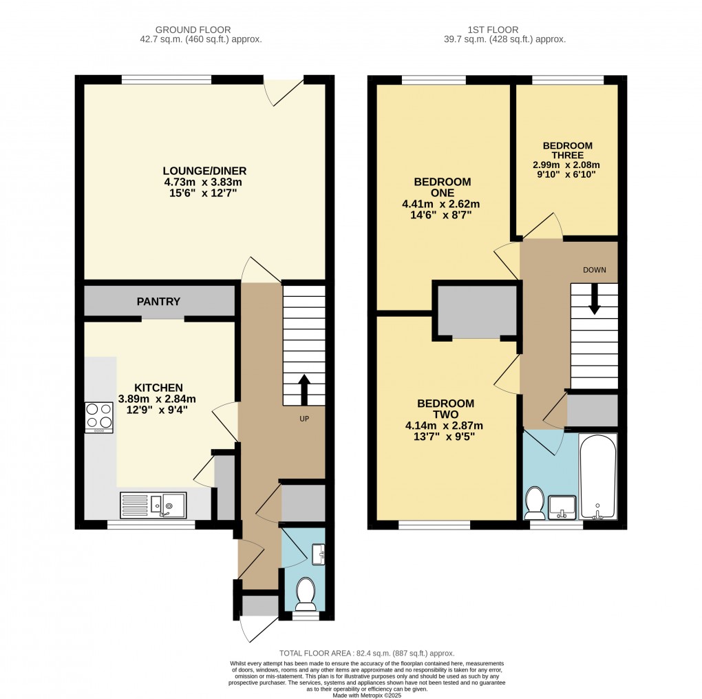 Floorplan for Dunstable, Bedfordshire