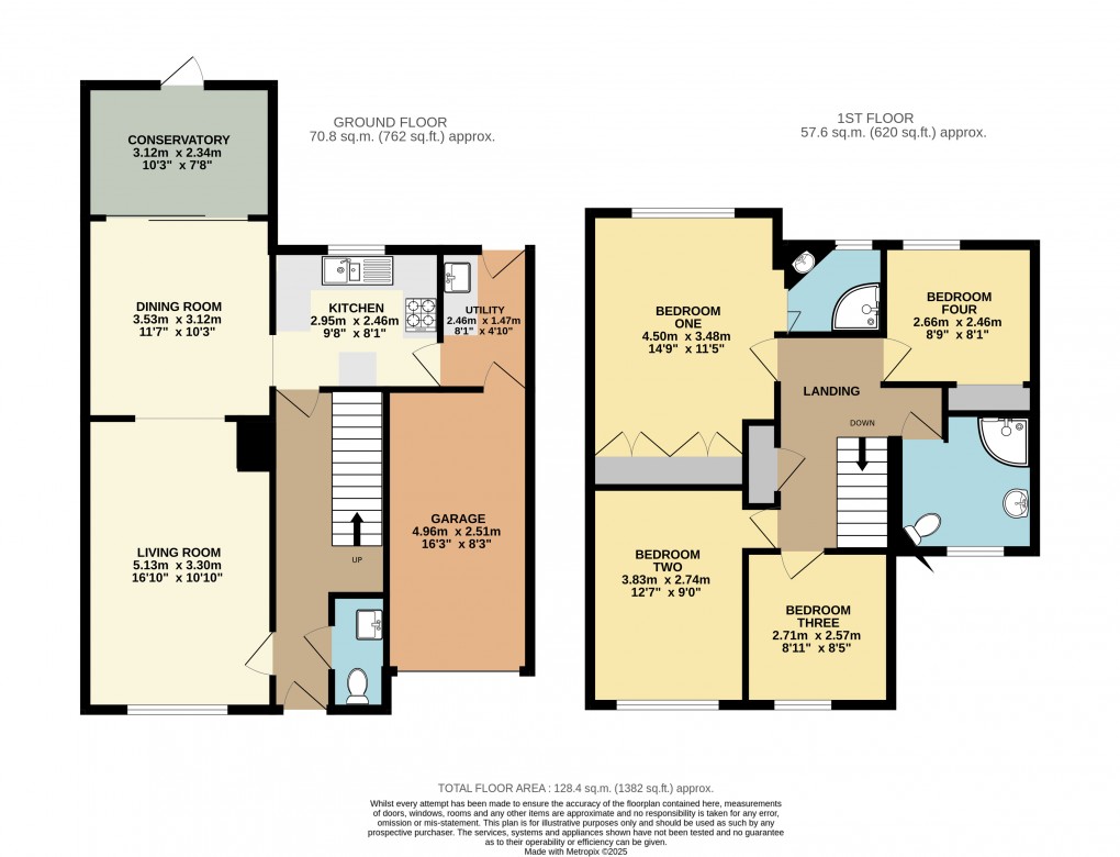 Floorplan for Dunstable, Bedfordshire