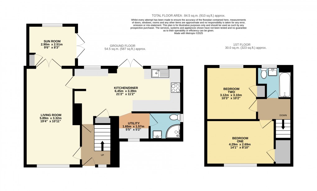Floorplan for Stanbridge, Bedfordshire