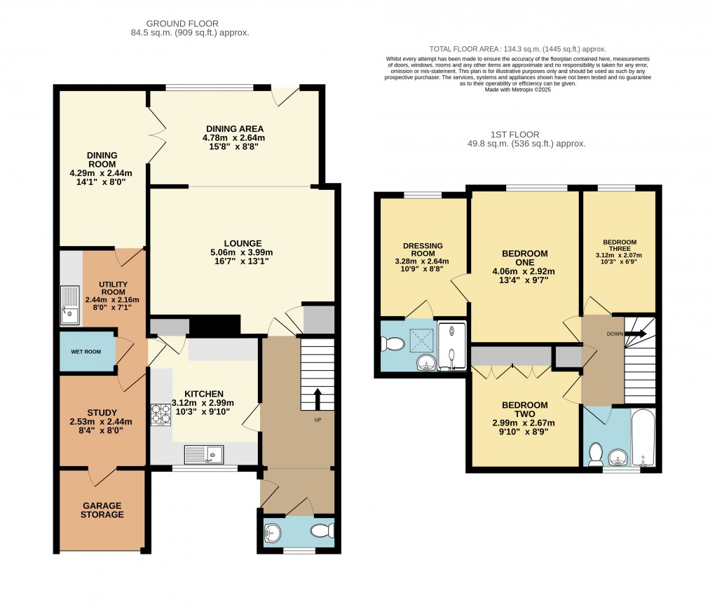 Floorplan for Dunstable, Bedfordshire