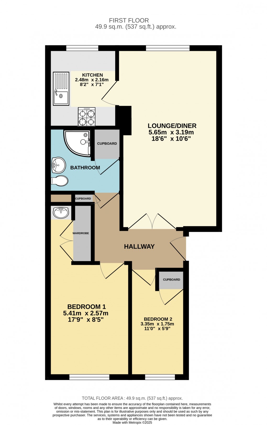 Floorplan for Dunstable, Beds