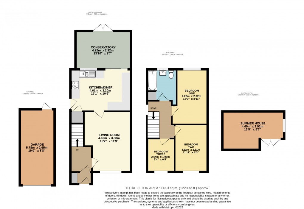 Floorplan for Leighton Buzzard, Bedfordshire