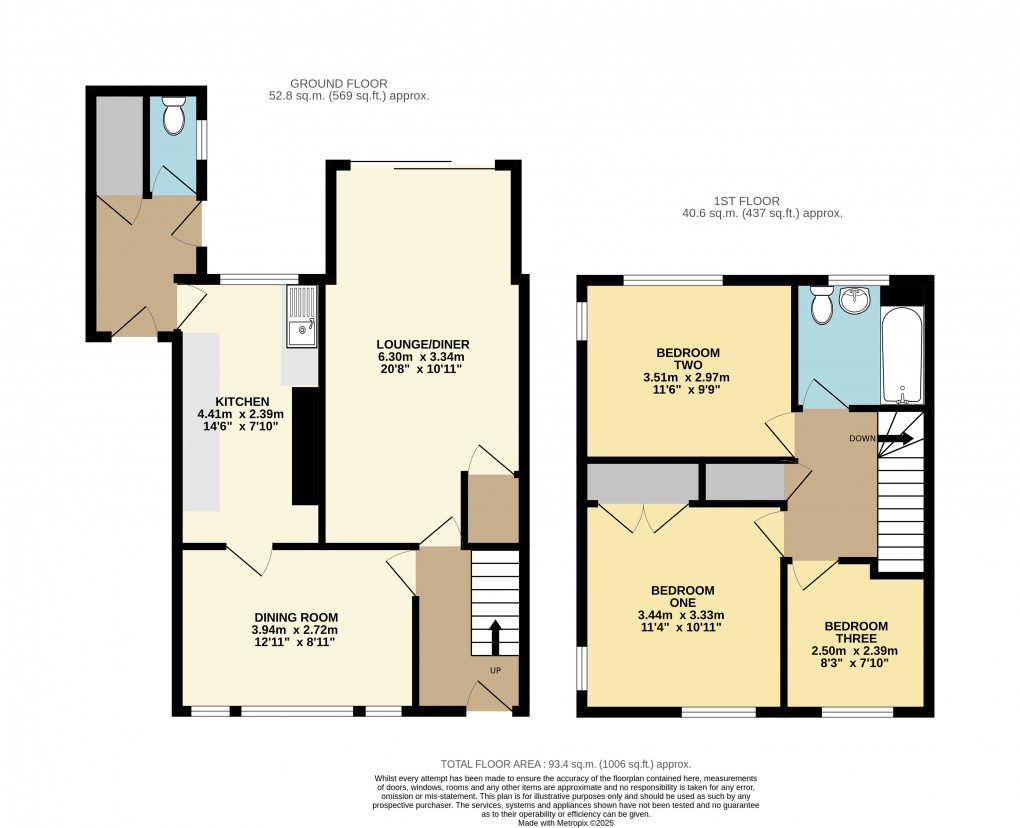 Floorplan for Dunstable, Bedfordshire