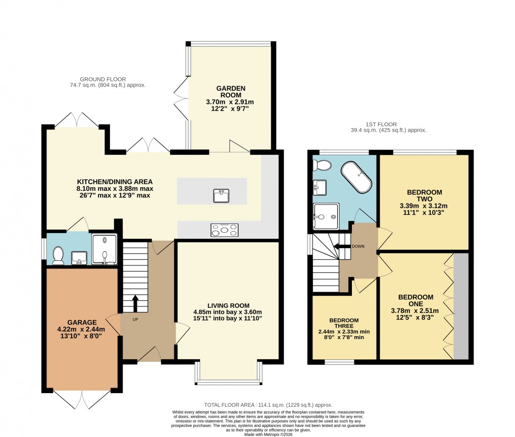 Floorplan for Dunstable, Beds