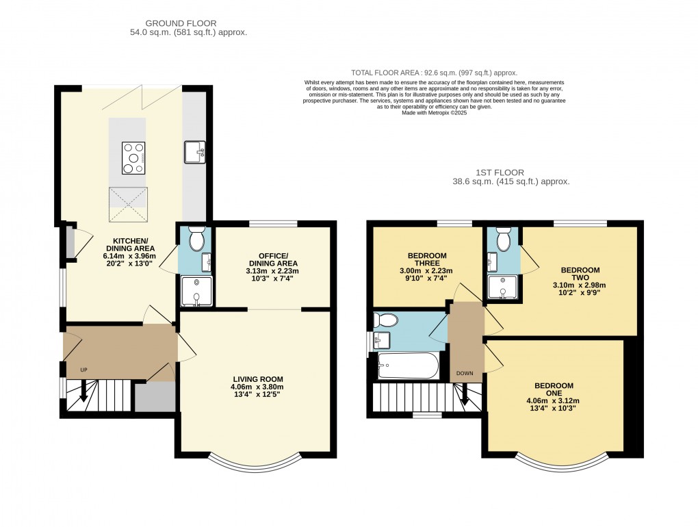 Floorplan for Dunstable, Bedfordshire