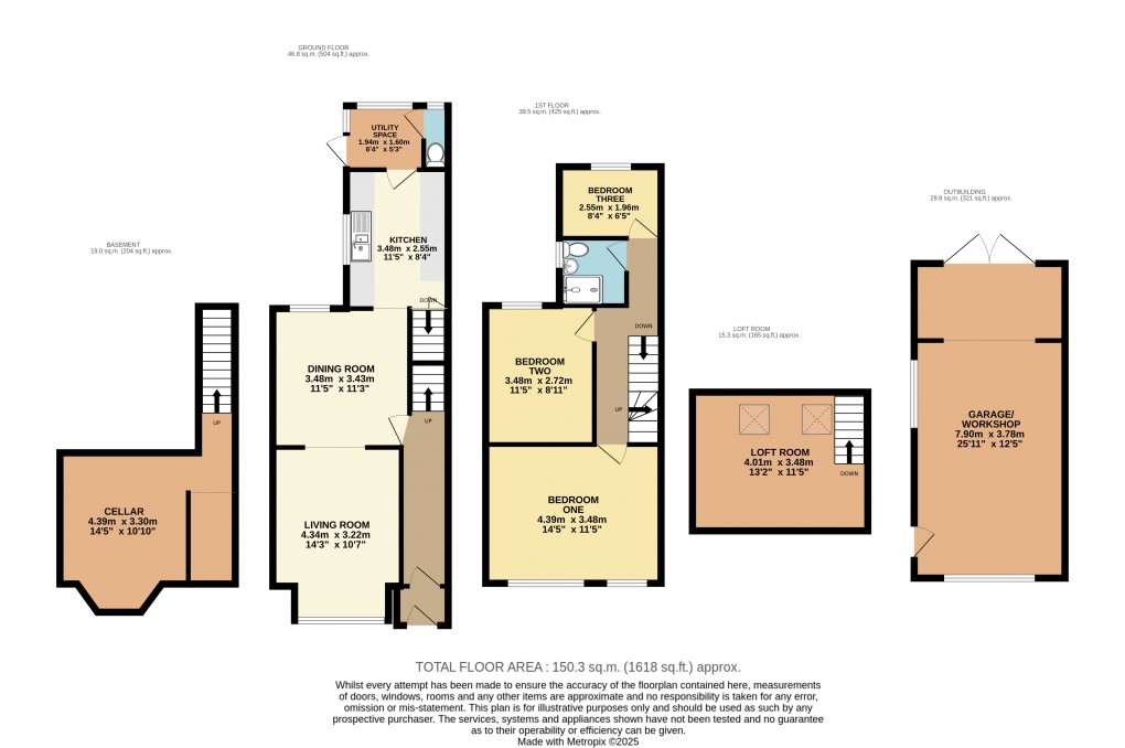 Floorplan for Dunstable, Bedfordshire