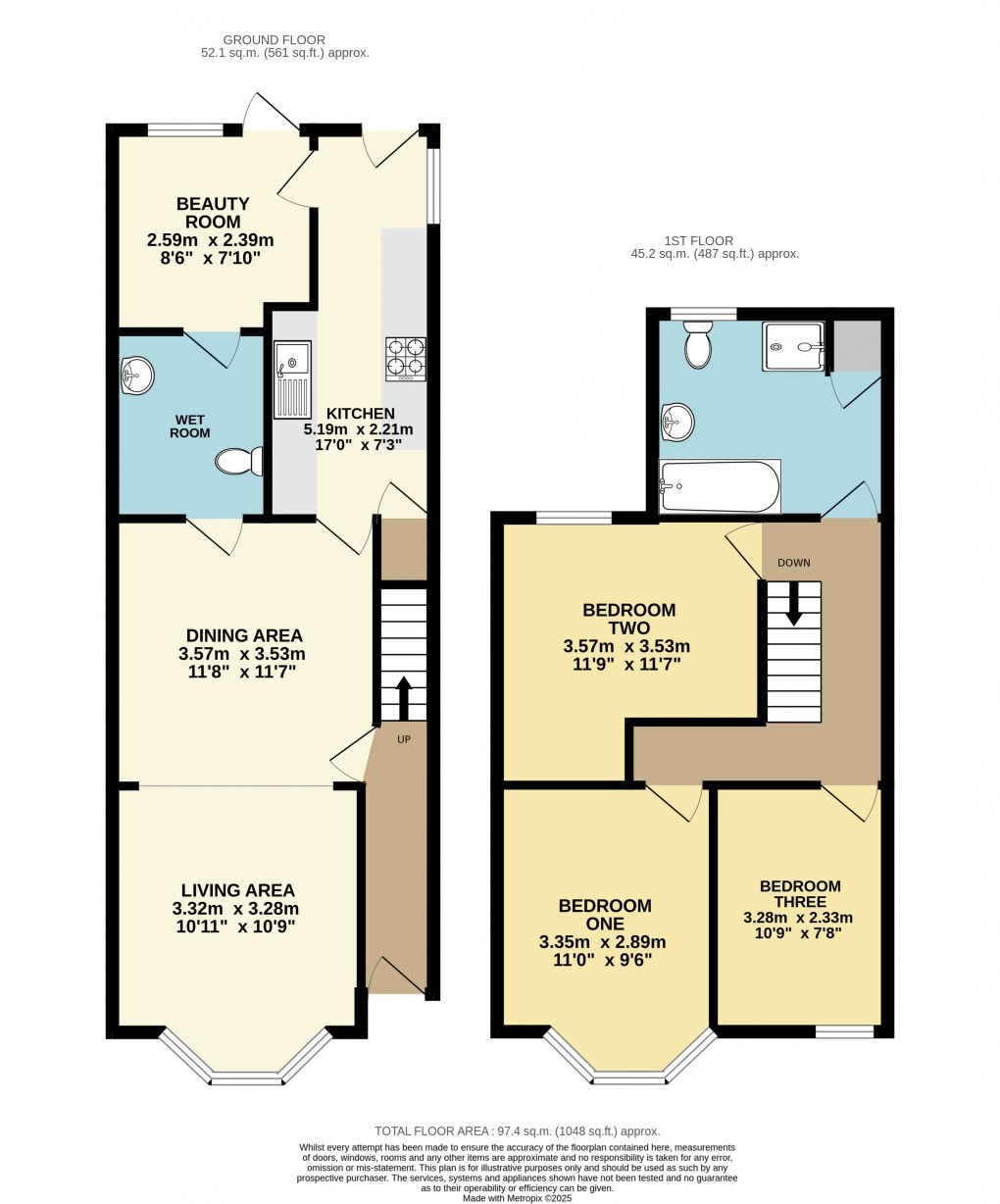 Floorplan for Dunstable, Bedfordshire