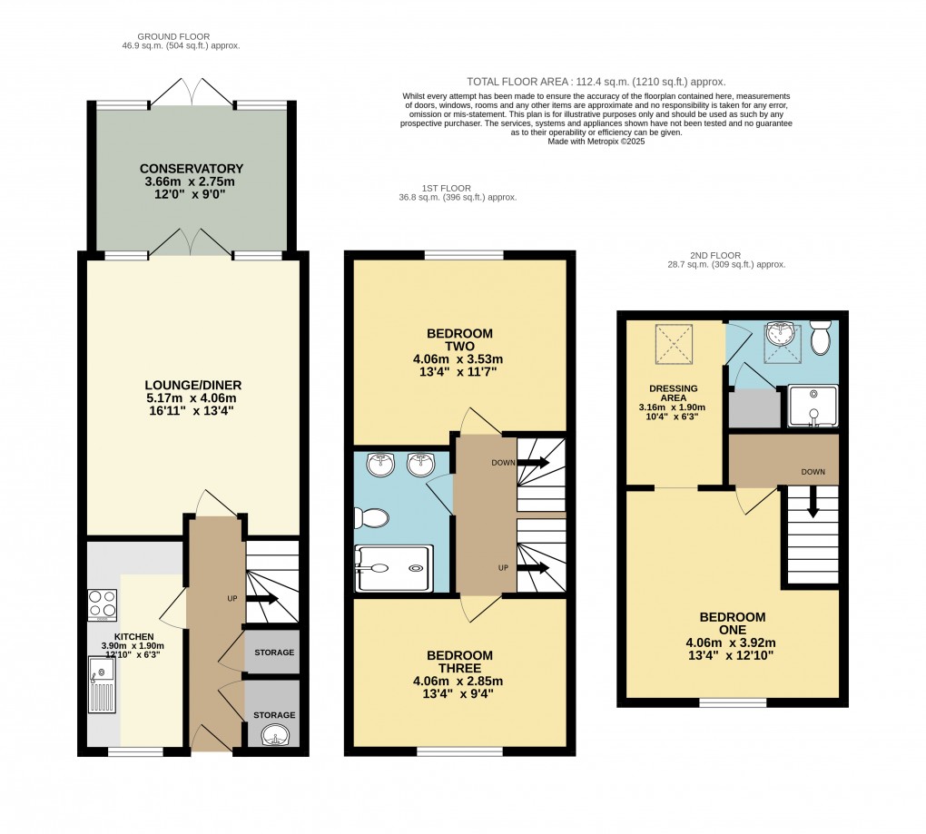 Floorplan for Dunstable, Bedfordshire