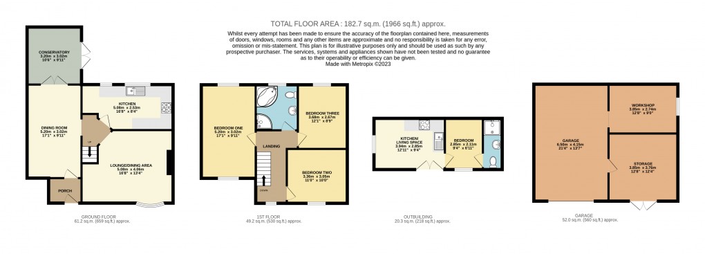 Floorplan for Dunstable, Bedfordshire