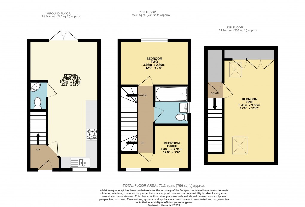 Floorplan for Dunstable, Bedfordshire