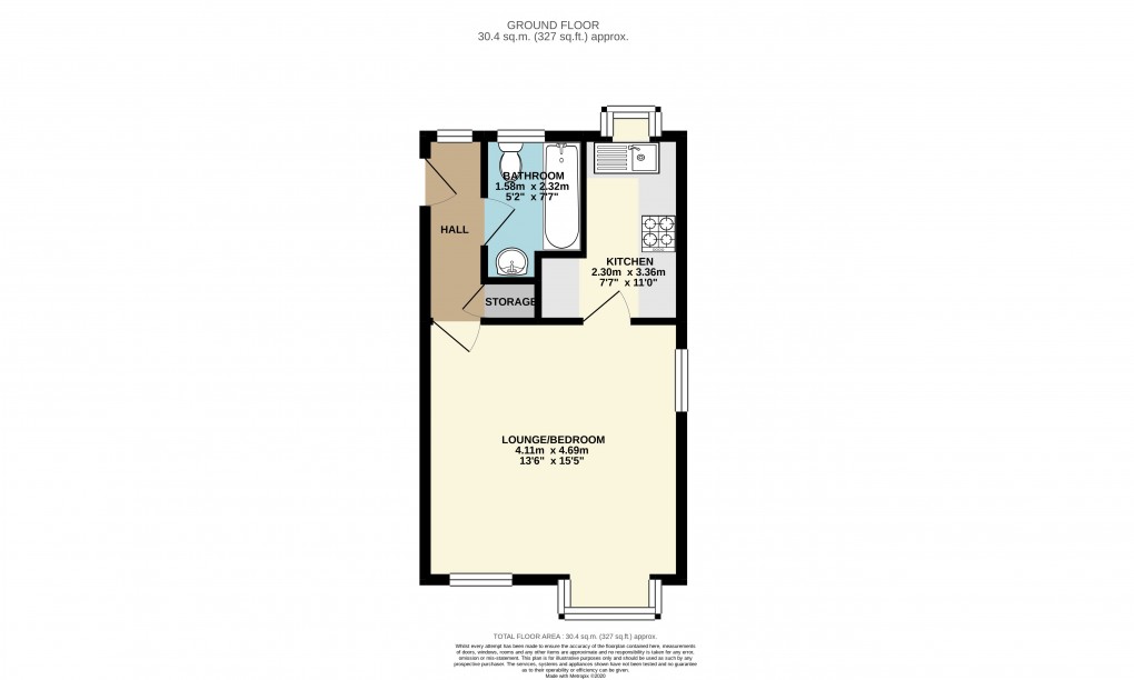 Floorplan for Dunstable, Bedfordshire