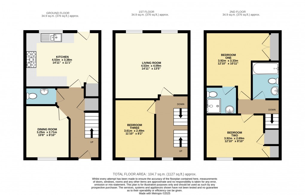 Floorplan for Leighton Buzzard, Bedfordshire