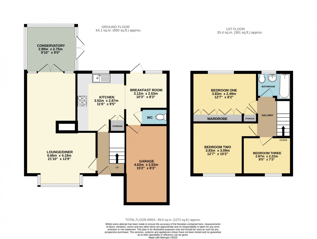 Floorplan for Dunstable, Beds