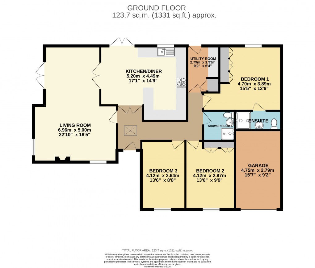 Floorplan for Leighton Buzzard, Beds