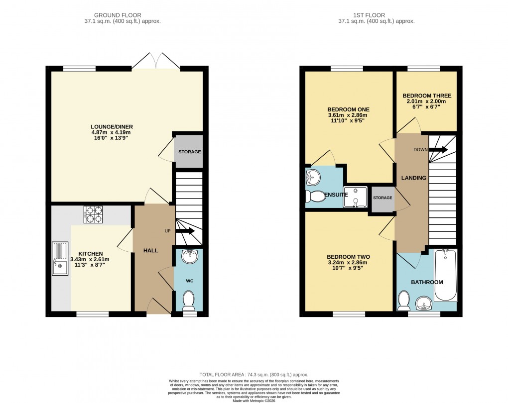 Floorplan for Leighton Buzzard, Bedfordshire