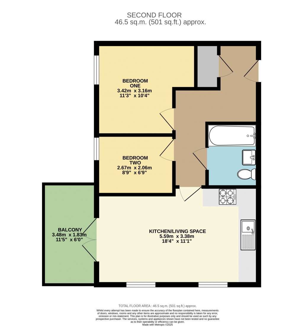 Floorplan for Dunstable, Bedfordshire
