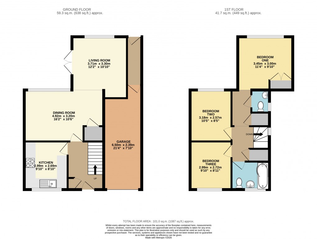 Floorplan for Heath and Reach, Leighton Buzzard, Bedfordshire