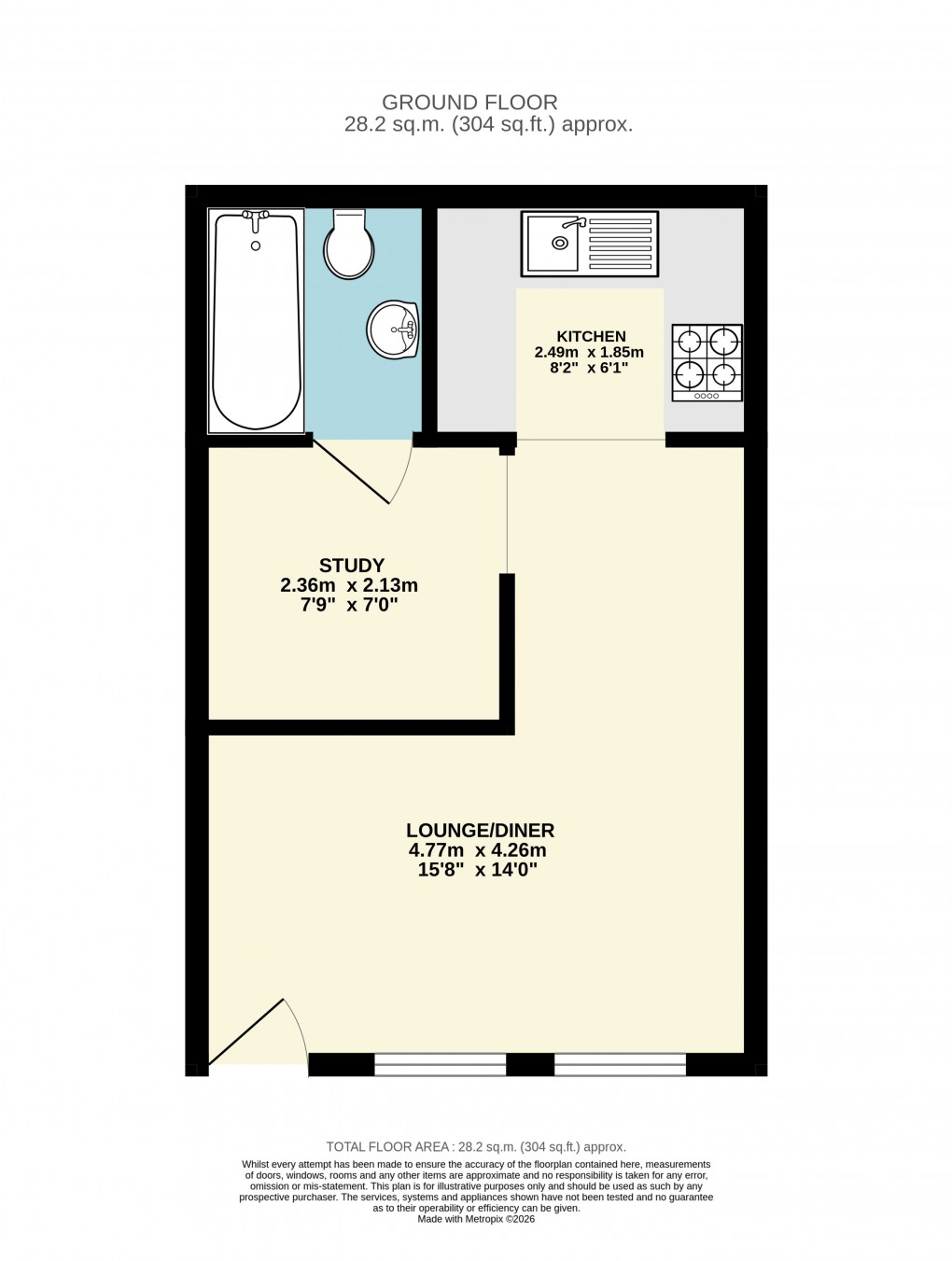 Floorplan for Victoria Street, Dunstable