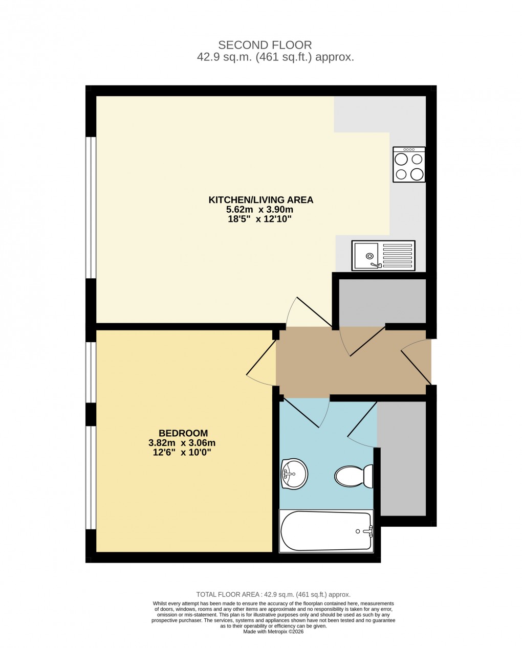 Floorplan for Dunstable, Bedfordshire
