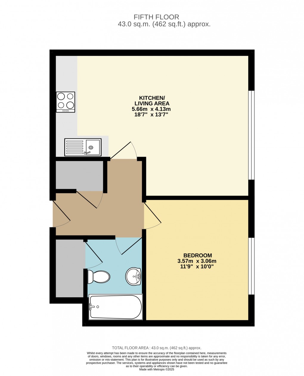 Floorplan for Dunstable, Bedfordshire