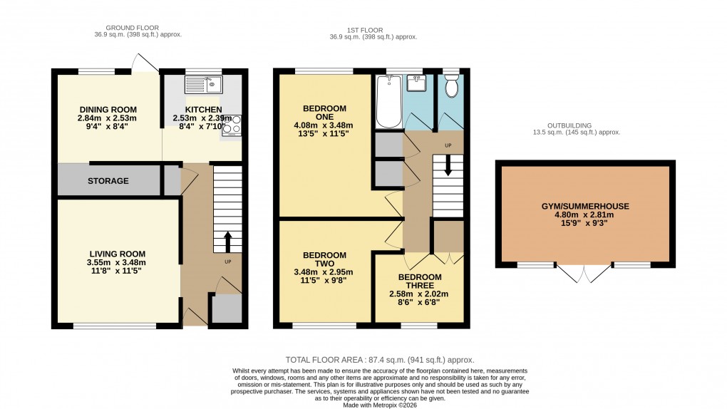 Floorplan for Leighton Buzzard, Bedfordshire