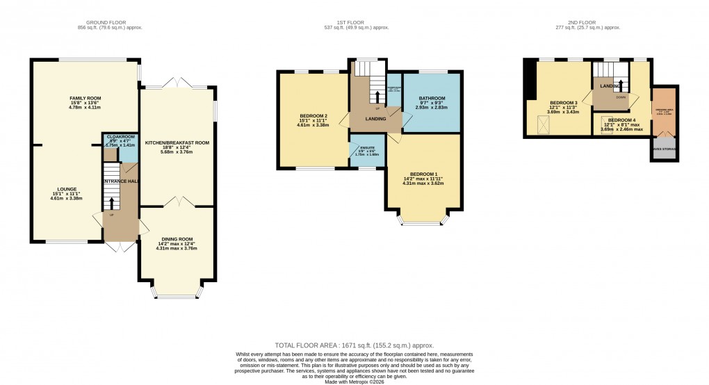 Floorplan for Luton, Bedfordshire