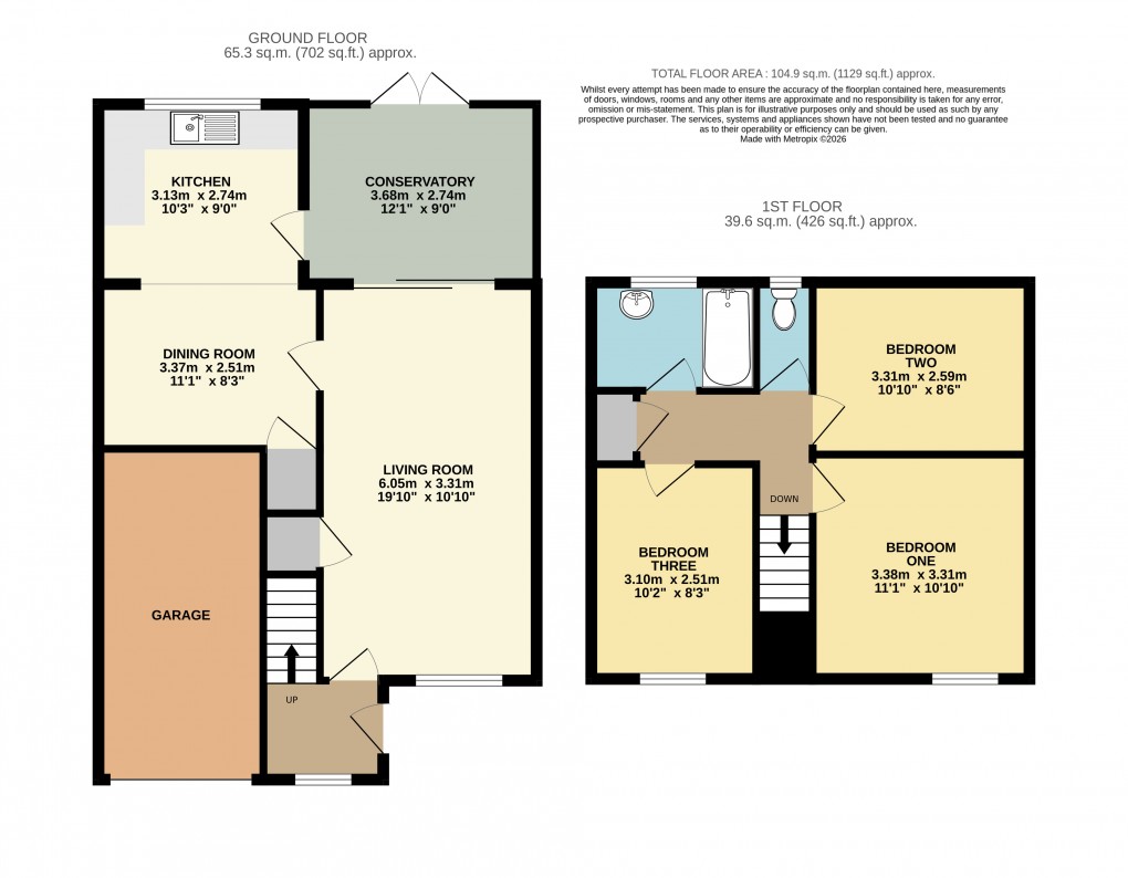 Floorplan for Dunstable