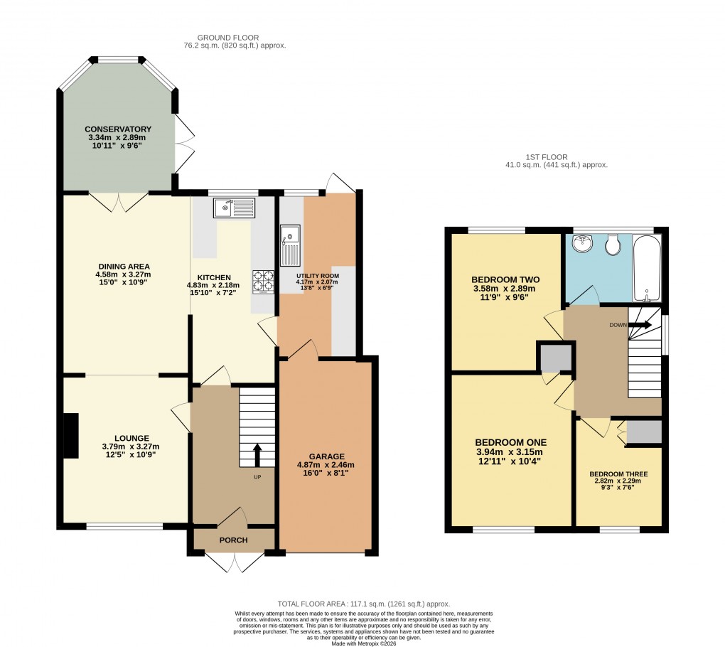 Floorplan for Dunstable, Bedfordshire