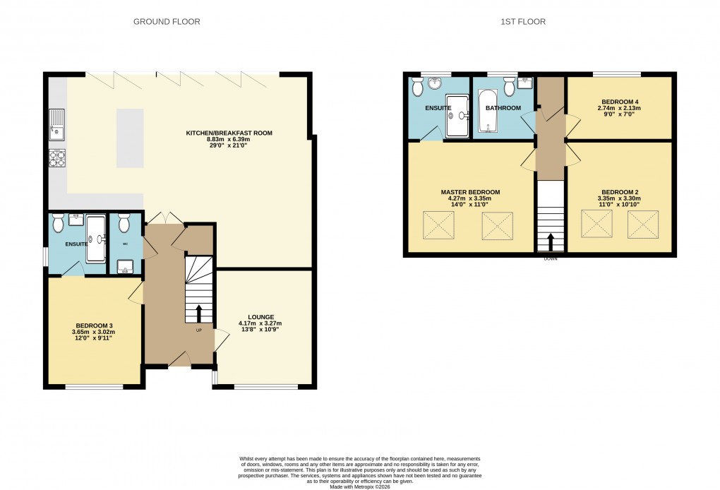 Floorplan for Tilsworth, Bedfordshire