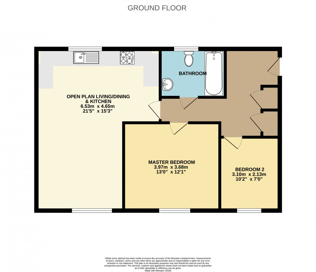 Floorplan for Leighton Buzzard, Bedfordshire