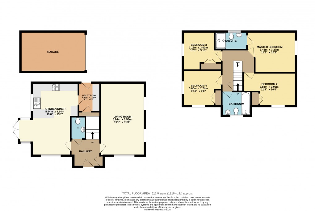 Floorplan for Leighton Buzzard, Bedfordshire