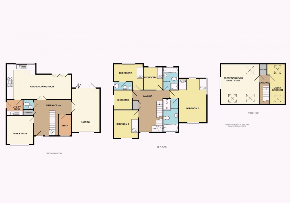 Floorplan for Flitwick, Bedfordshire