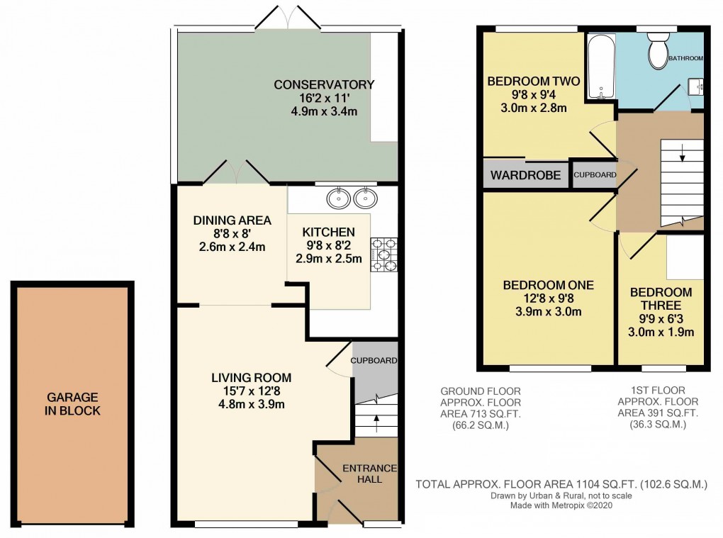 Floorplan for Flitwick, Bedford, Bedfordshire