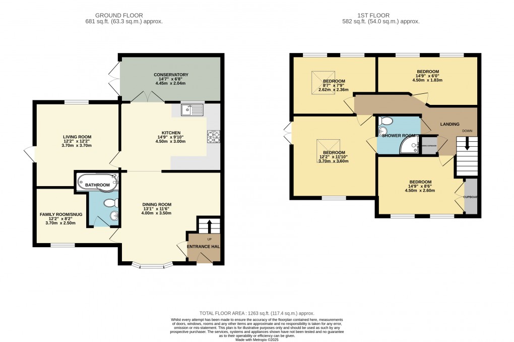 Floorplan for Ampthill, Bedfordshire