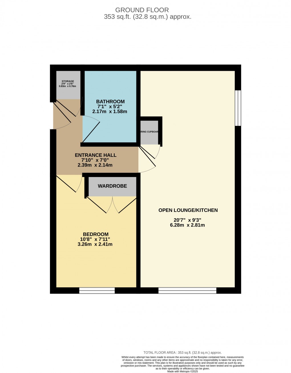 Floorplan for Houghton Regis, Dunstable, Bedfordshire