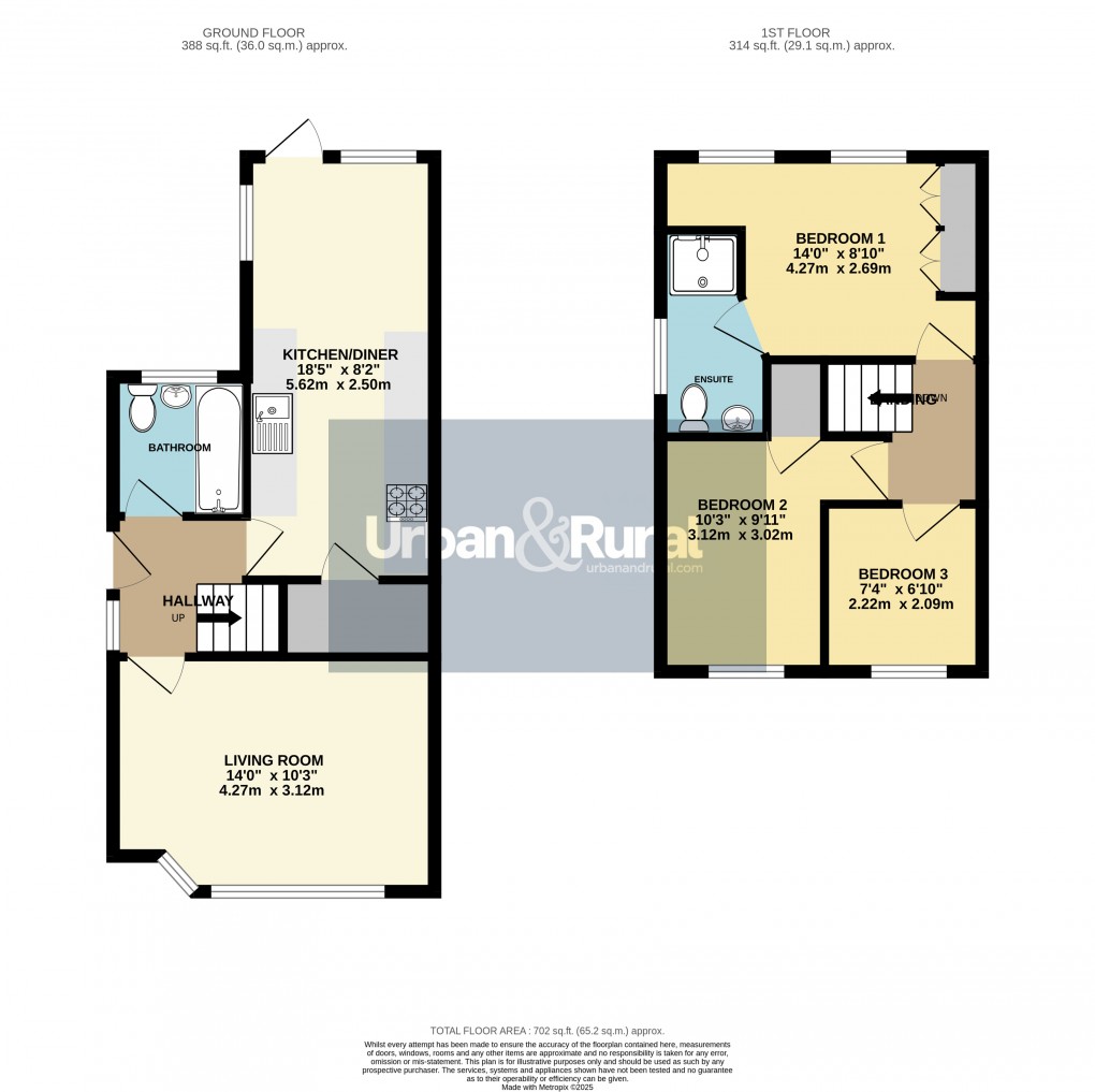 Floorplan for Flitwick, Bedfordshire