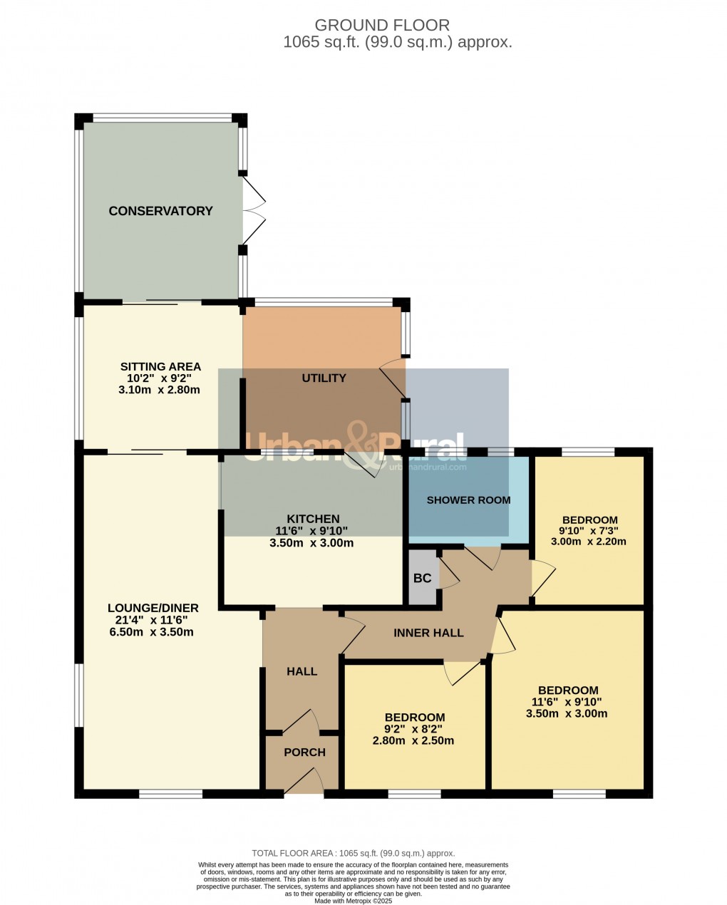 Floorplan for Wilstead, Bedfordshire