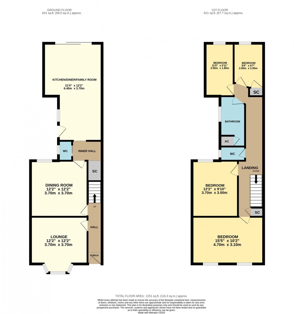 Floorplan for Harlington, Bedfordshire