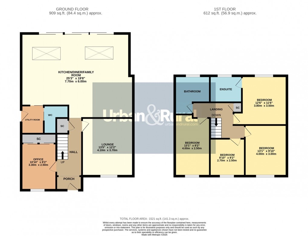 Floorplan for Barton-le-Clay, Bedfordshire