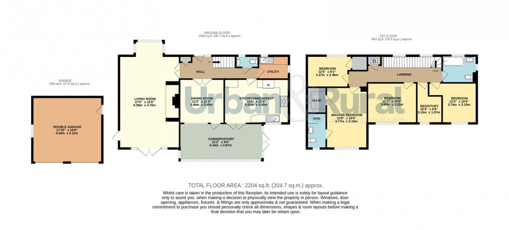 Floorplan for Flitwick, Bedfordshire