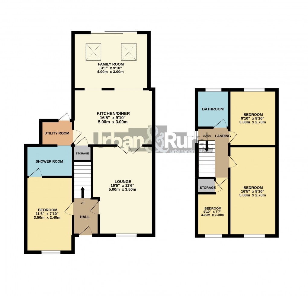 Floorplan for Ampthill, Bedfordshire