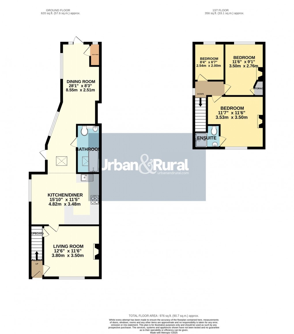 Floorplan for Flitwick, Bedfordshire