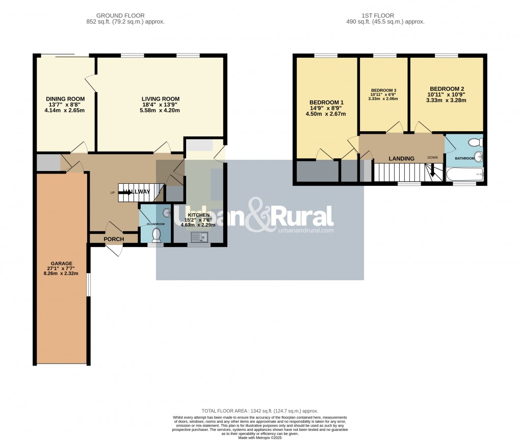 Floorplan for Flitwick, Bedfordshire