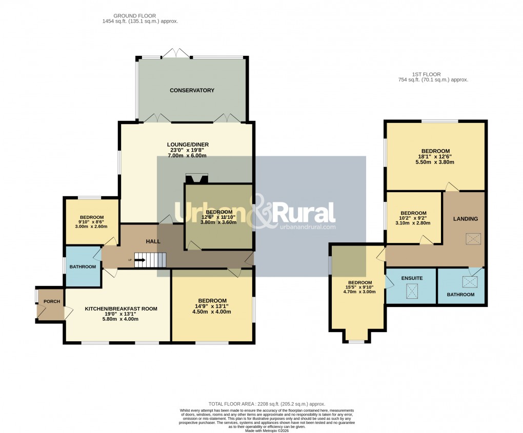 Floorplan for Streatley, Bedfordshire